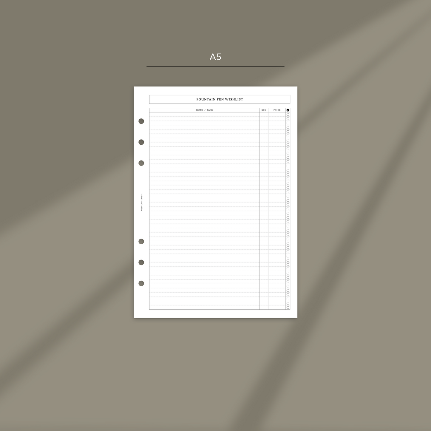 033: Fountain Pen Wishlist
