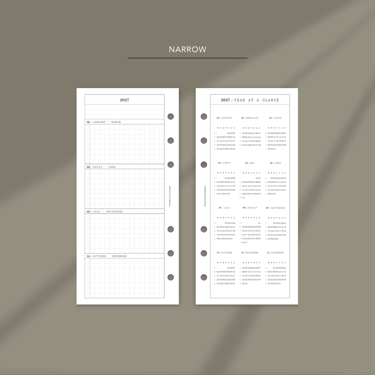 064 2027 Year at A Glance & Goals | Vertical