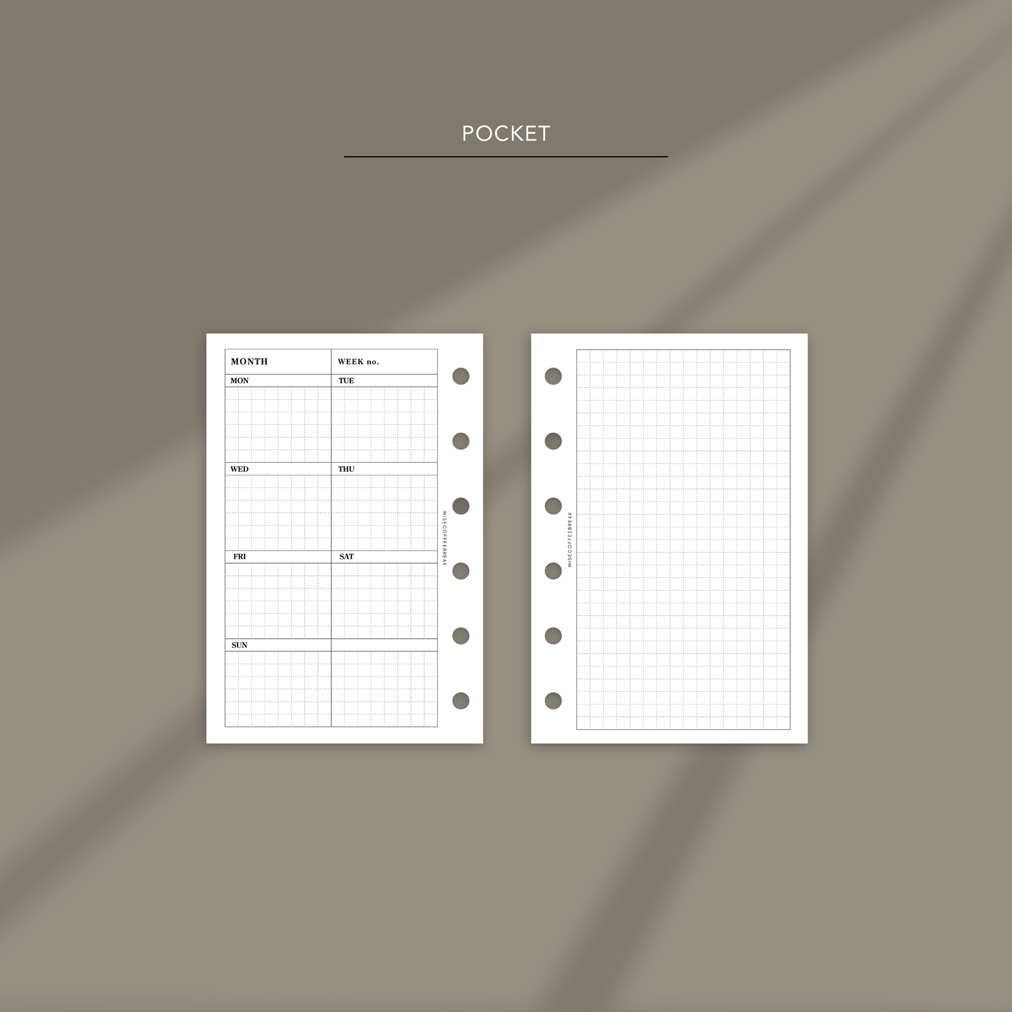 005: Compact Weekly Wo1P w/Note Page