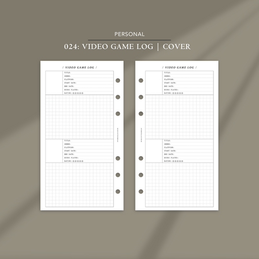 024: Video Game Log | Cover