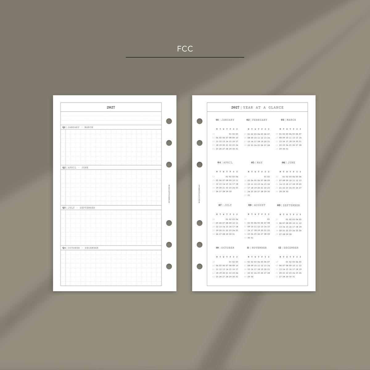 064 2027 Year at A Glance & Goals | Vertical