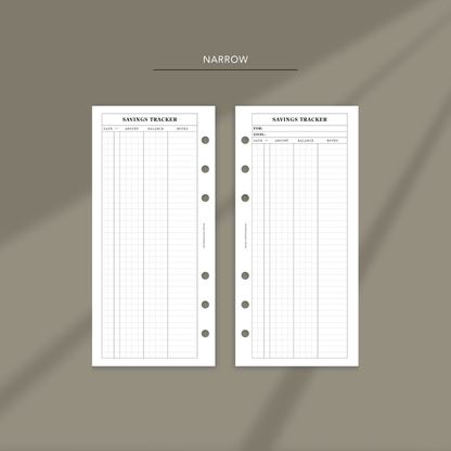 056: Savings Tracker