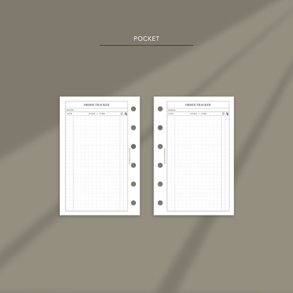 012 Order Tracker